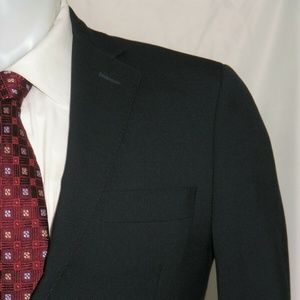 Epaulet x Southwick Navy Blue Woven Three Roll Two Suit 37S